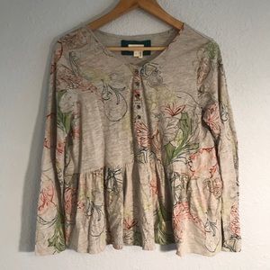 Anthropologie Meadow Rue boho shirt